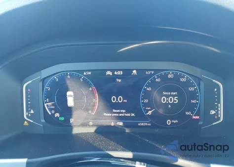 2021 Volkswagen Atlas 3.6L V6 Sel Premium R-Line from USA, damaged, VIN 1V2FR2CA8MC552686